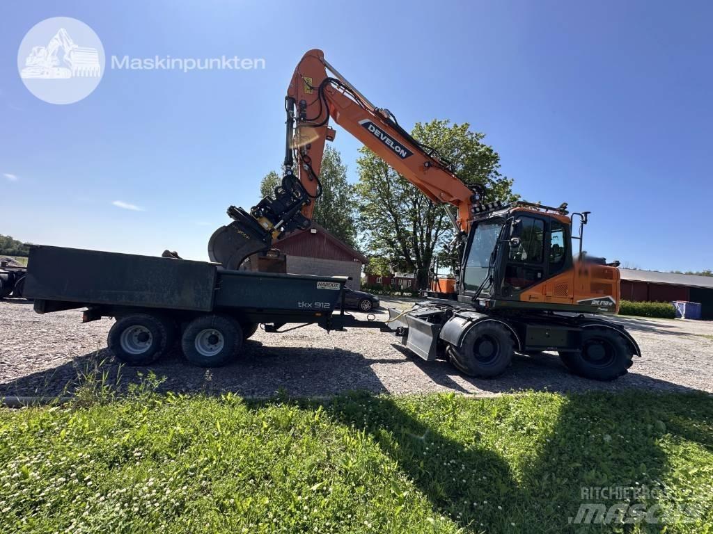 Develon DX 170 W-7 Ekskavatori uz riteņiem