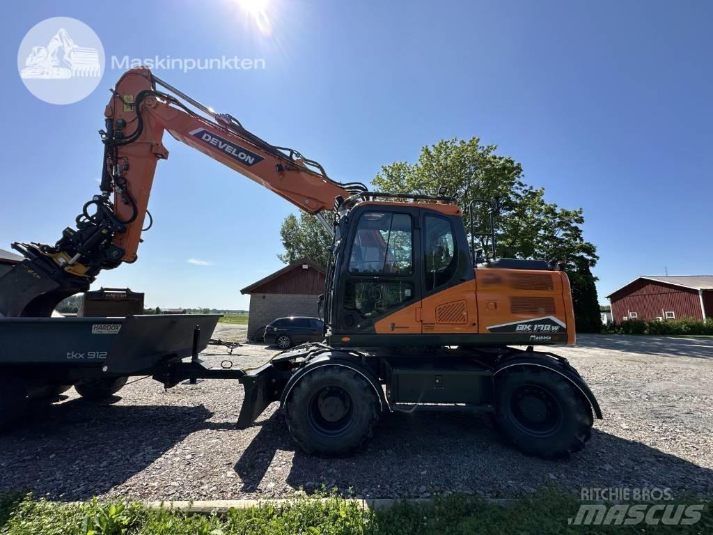 Develon DX 170 W-7 Ekskavatori uz riteņiem
