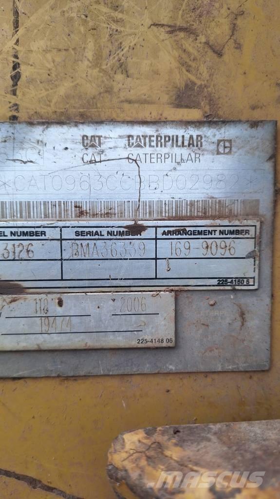 CAT 963 C Kāpurķēžu iekrāvēji