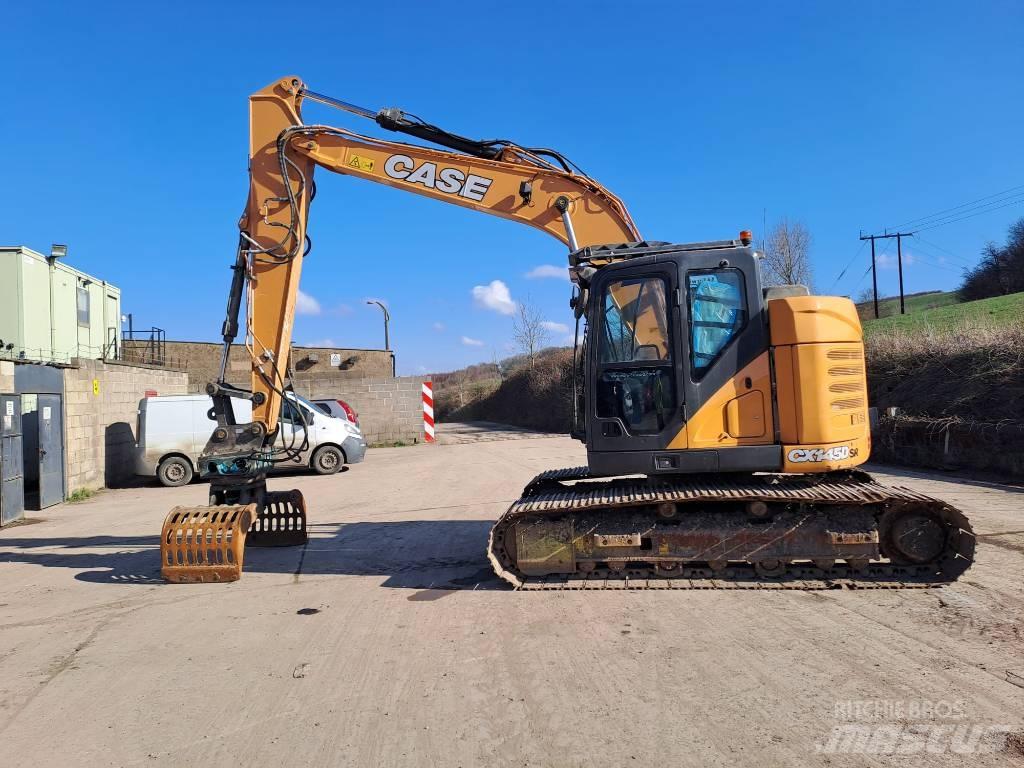 CASE CX145D SR Kāpurķēžu ekskavatori
