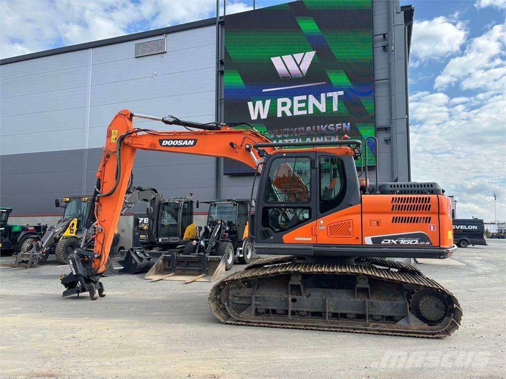 Doosan DX160HLC-5 Kāpurķēžu ekskavatori