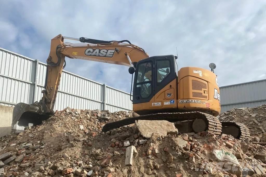CASE CX235C Kāpurķēžu ekskavatori