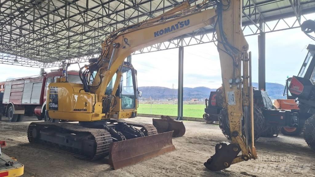 Komatsu 138US-8 Kāpurķēžu ekskavatori