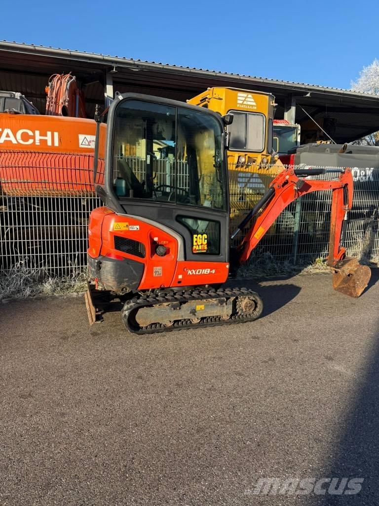 Kubota KX 018-4 Mini ekskavatori < 7 t