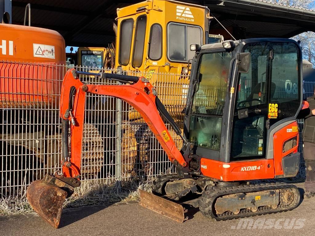 Kubota KX 018-4 Mini ekskavatori < 7 t