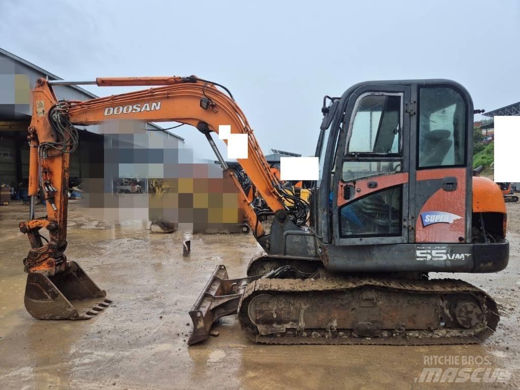 Doosan Solar 55 V Mini ekskavatori < 7 t