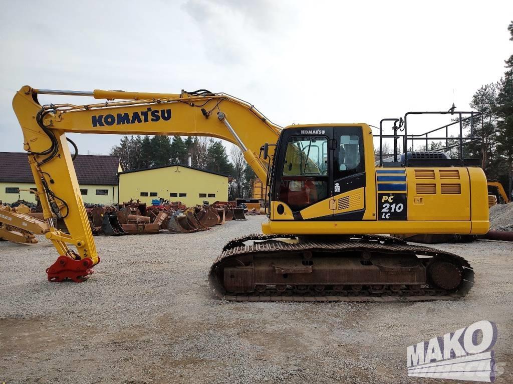 Komatsu PC 210 Kāpurķēžu ekskavatori