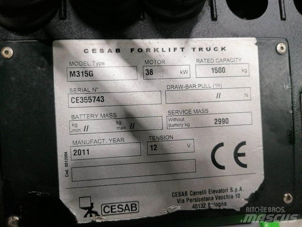 Cesab M315G LPG tehnika