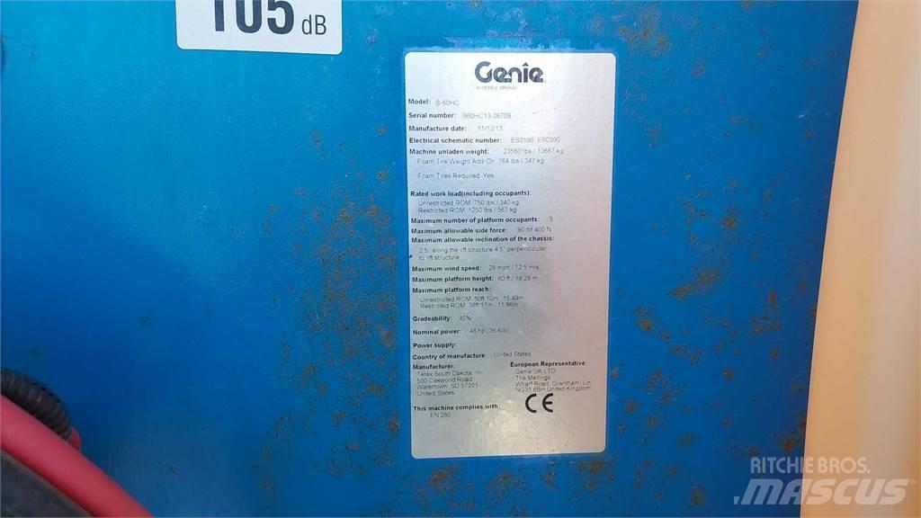 Genie S60HCE Teleskopiskie pacēlāji