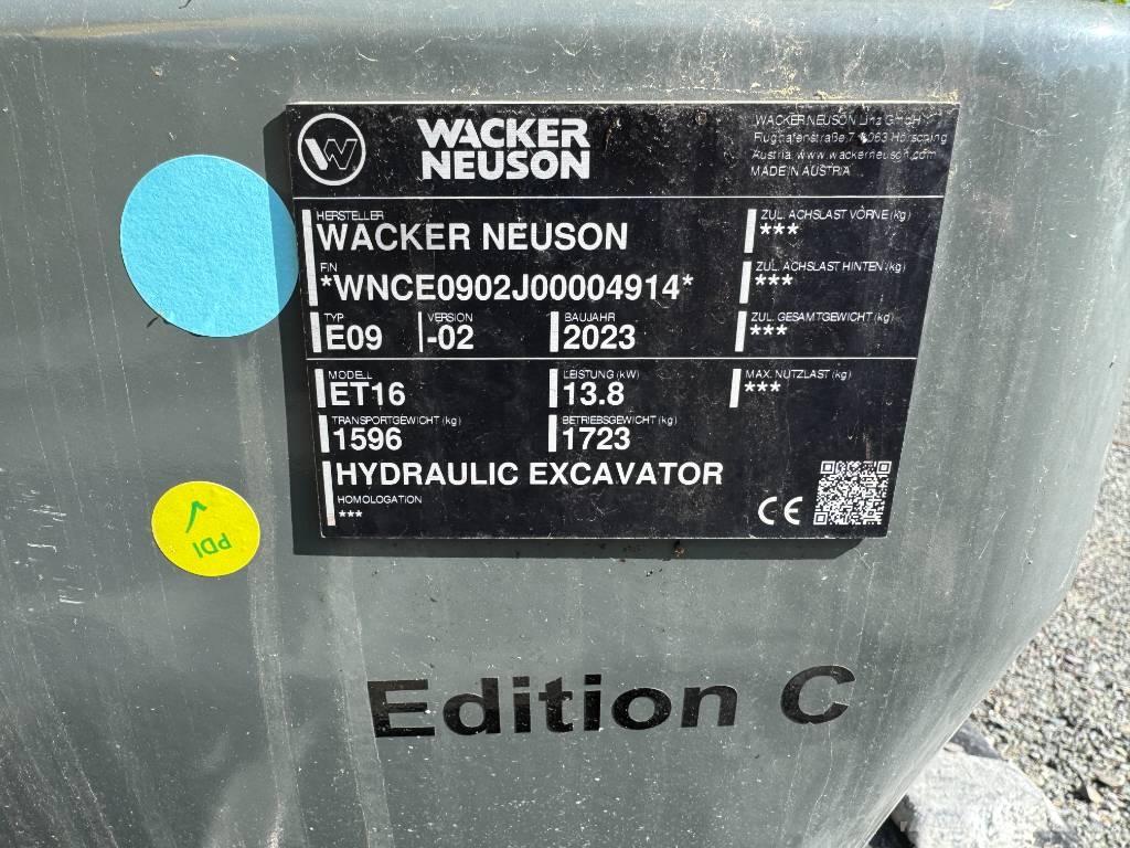 Wacker Neuson ET16 Kāpurķēžu ekskavatori