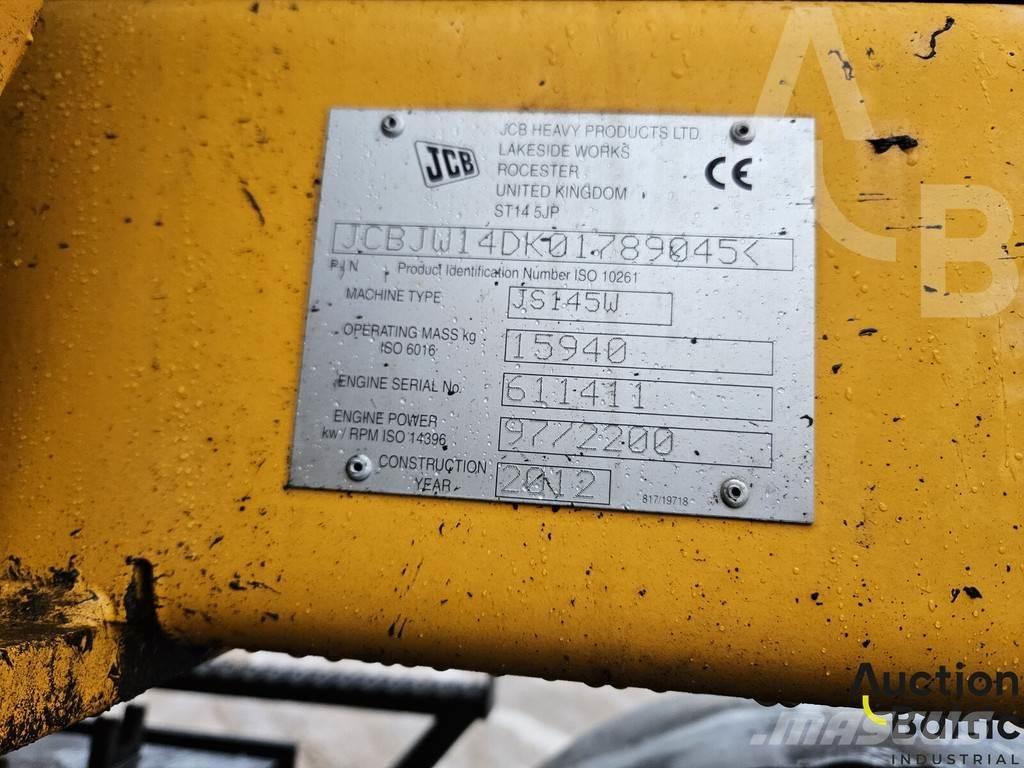 JCB JS 145 W Ekskavatori uz riteņiem