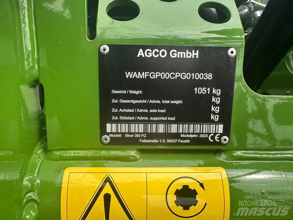 Fendt Slicer 360 FQ Pļaujmašīnas