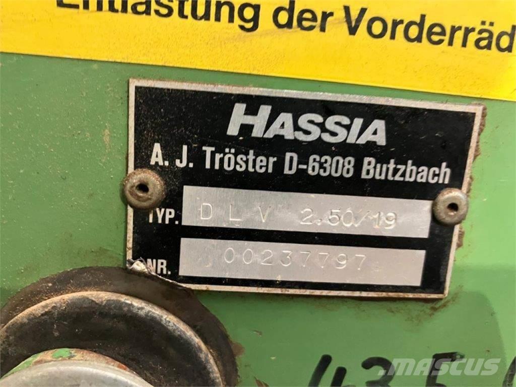 Hassia DLV 250/19 Sējmašīnas