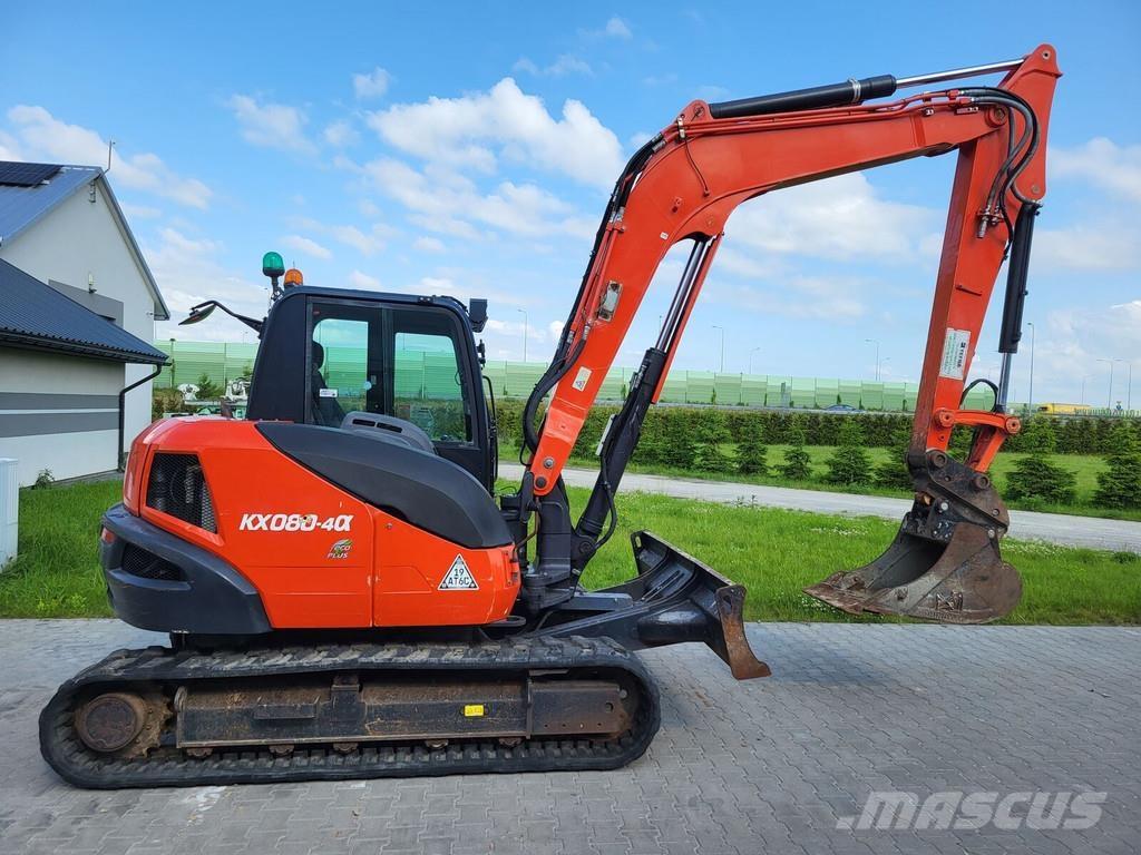 Kubota KX080-40 Mini ekskavatori < 7 t