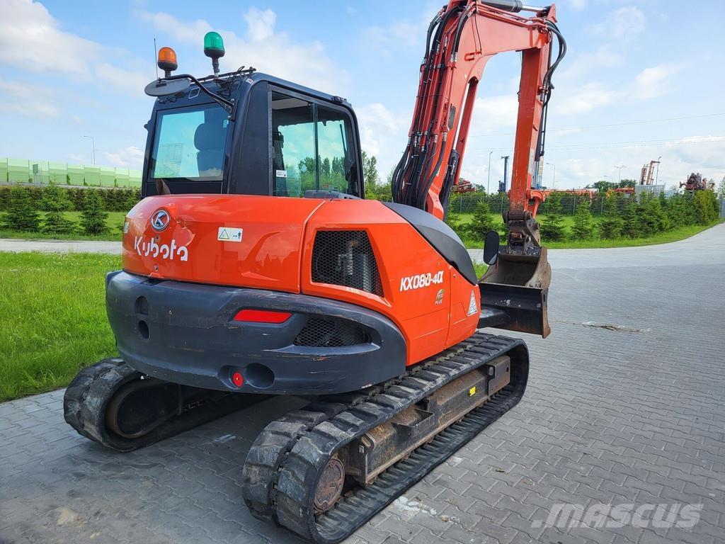 Kubota KX080-40 Mini ekskavatori < 7 t