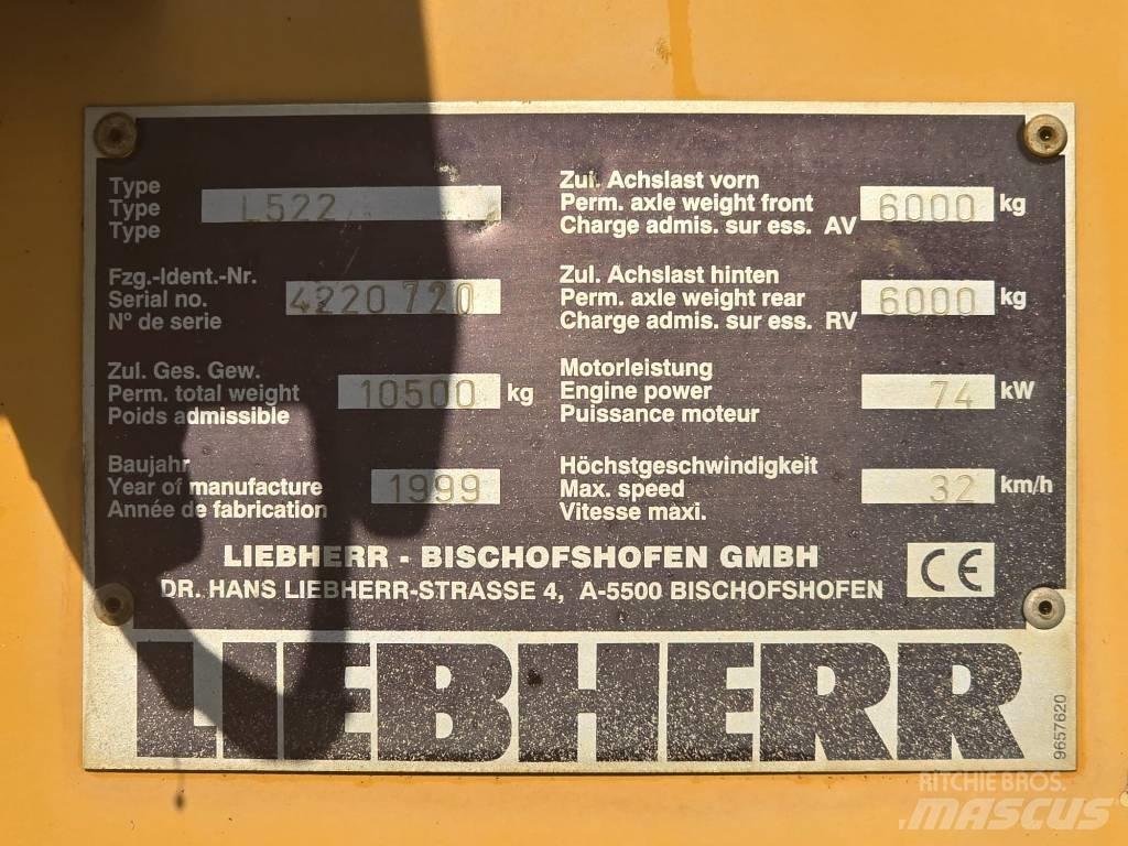 Liebherr L522 Iekrāvēji uz riteņiem