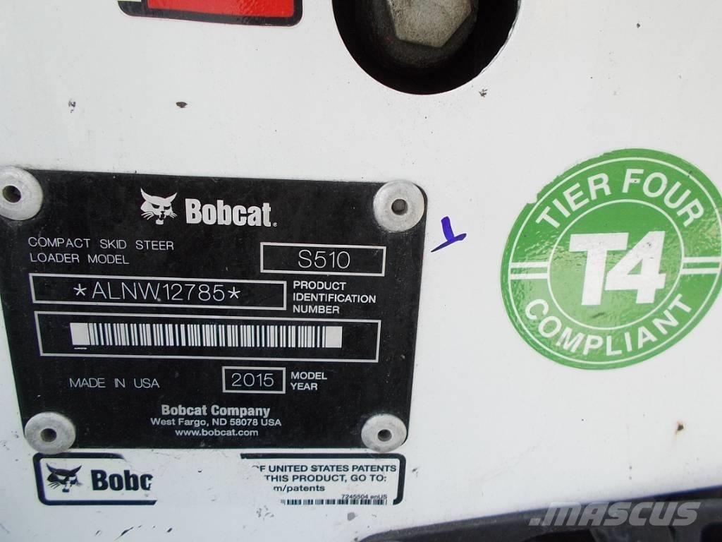 Bobcat S510 Lietoti riteņu kompaktiekrāvēji