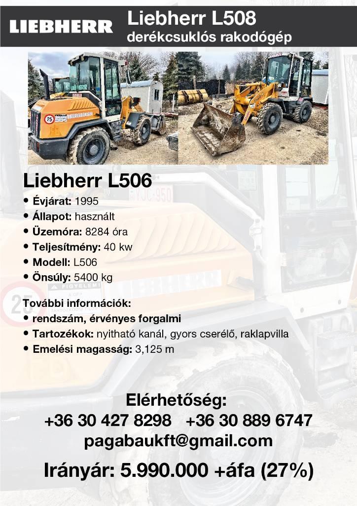 Liebherr L506 Iekrāvēji uz riteņiem