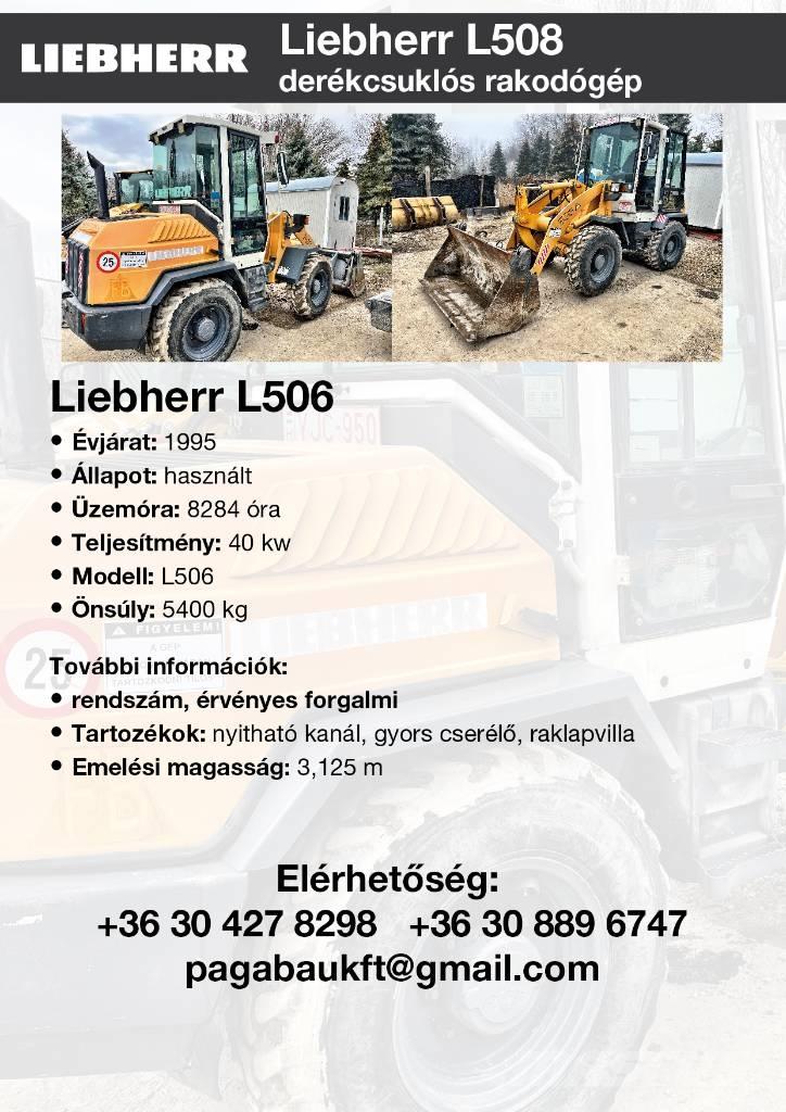 Liebherr L506 Iekrāvēji uz riteņiem