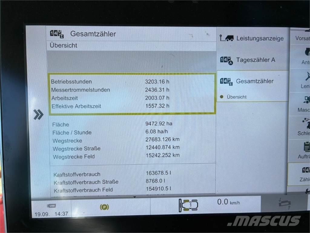 CLAAS Jaguar 950 Zāles smalcinātāji