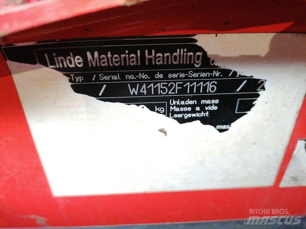 Linde T16 Zemie palešu pacēlāji