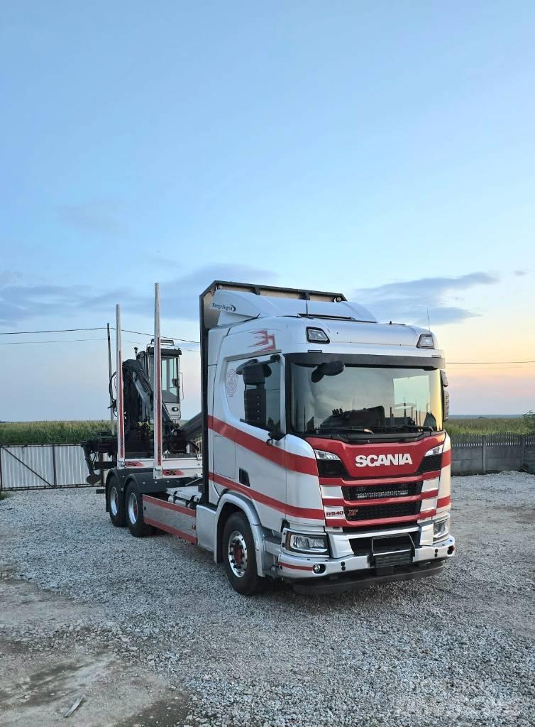 Scania R 540 Smagās mašīnas ar celtni