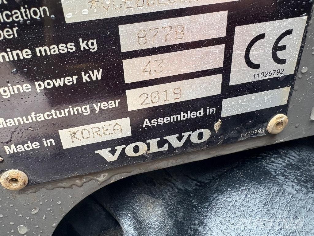Volvo ECR 88 D Vidēja lieluma ekskavatori 7 t - 12 t
