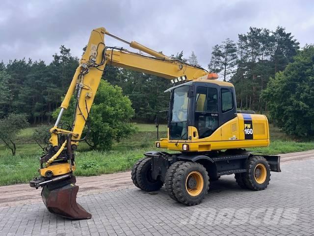 Komatsu PW 160 ES-7K Ekskavatori uz riteņiem