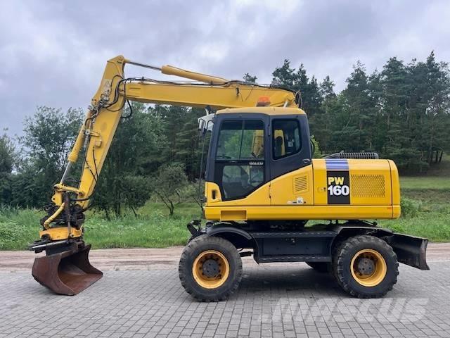 Komatsu PW 160 ES-7K Ekskavatori uz riteņiem