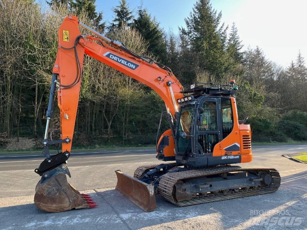 Develon DX140LCR-7 Kāpurķēžu ekskavatori