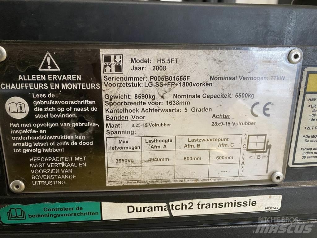 Hyster H5.5FT LPG tehnika