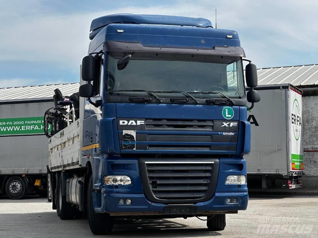 DAF XF 105.460 Smagās mašīnas ar celtni