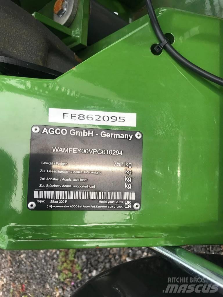 Fendt Slicer 320 P Pļaujmašīnas