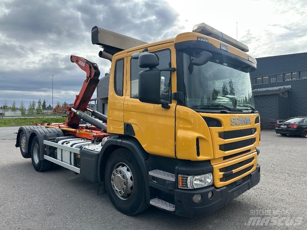Scania P370 6x2*4 Treileri ar āķi