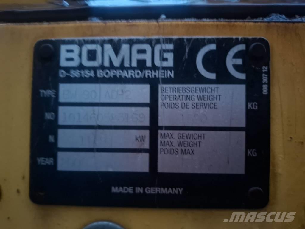 Bomag BW 90 AD-2 Divvalču grunts veltņi