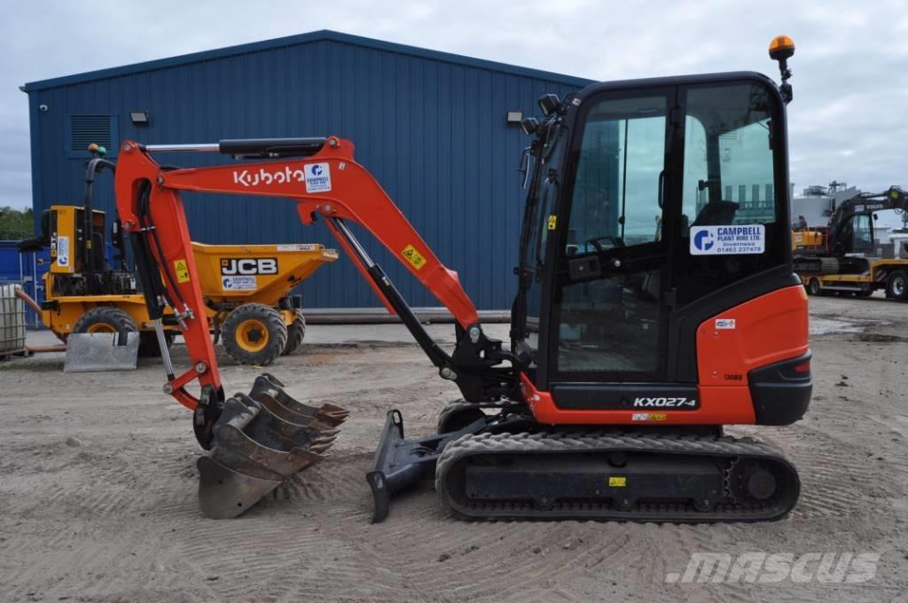 Kubota KX 027-4 Mini ekskavatori < 7 t