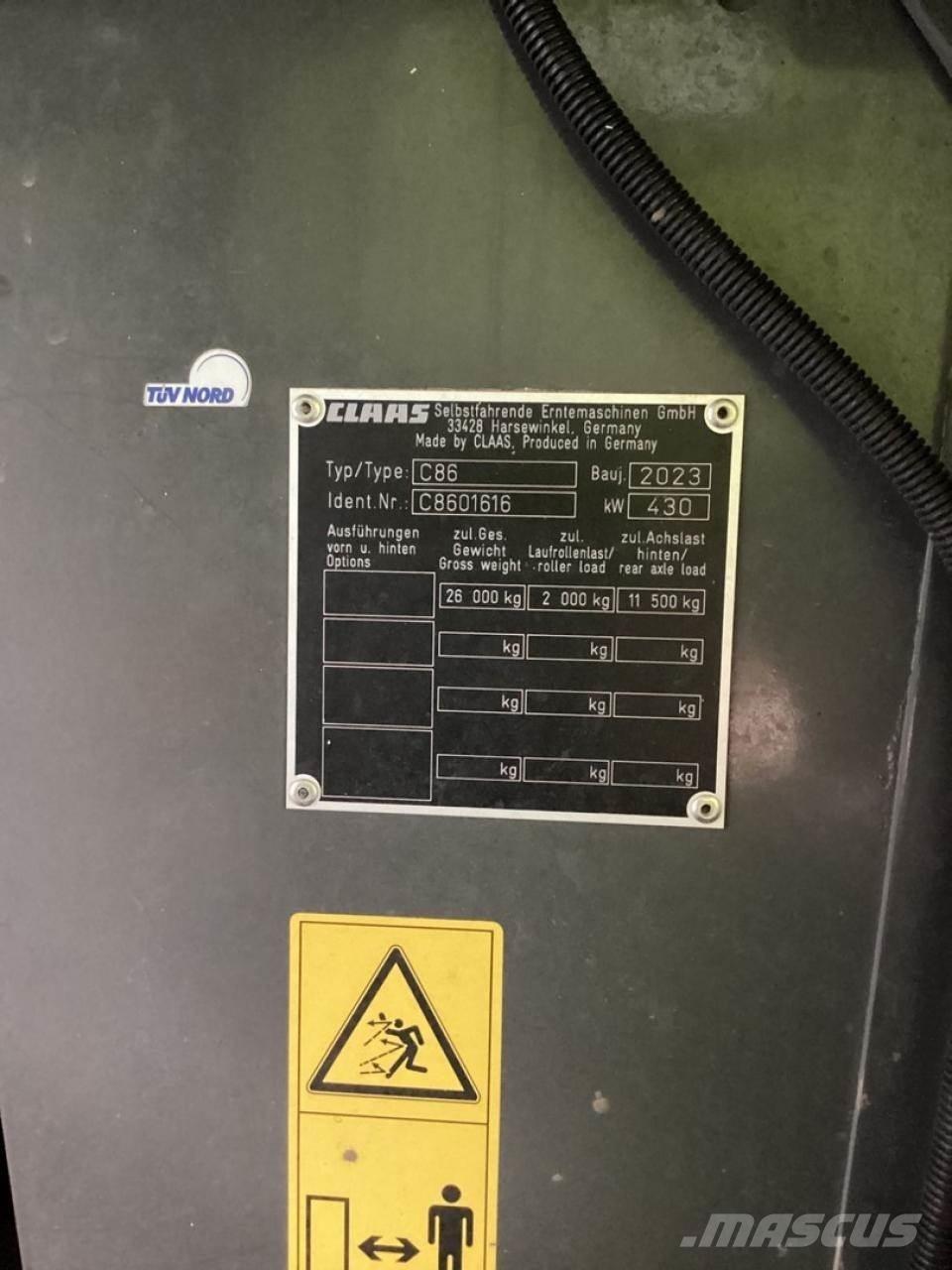 Claas 8700 TT Lauksaimniecība- Citi