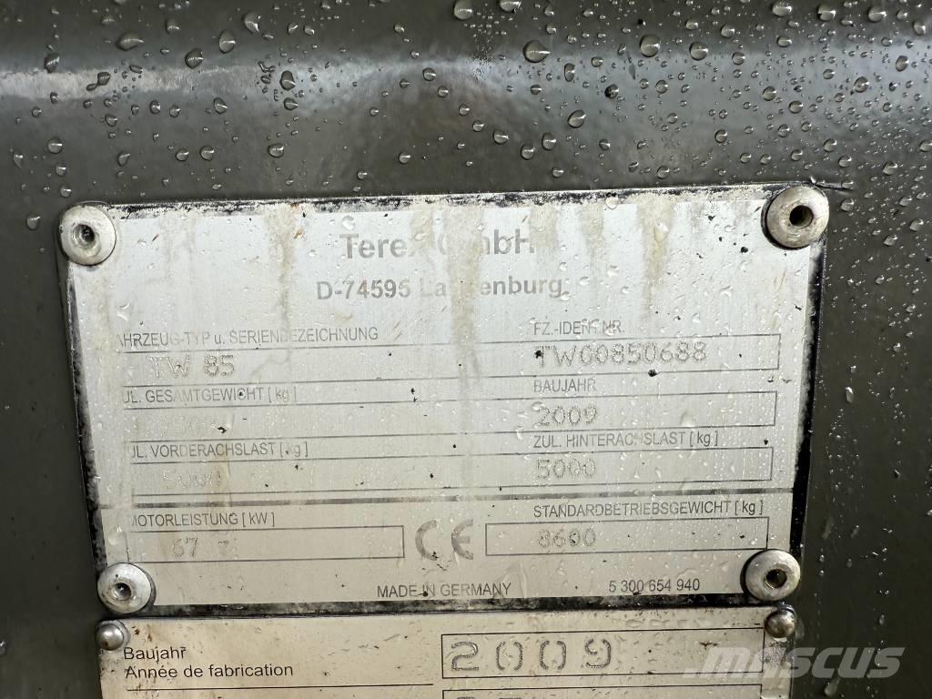 Terex TW 85 Ekskavatori uz riteņiem