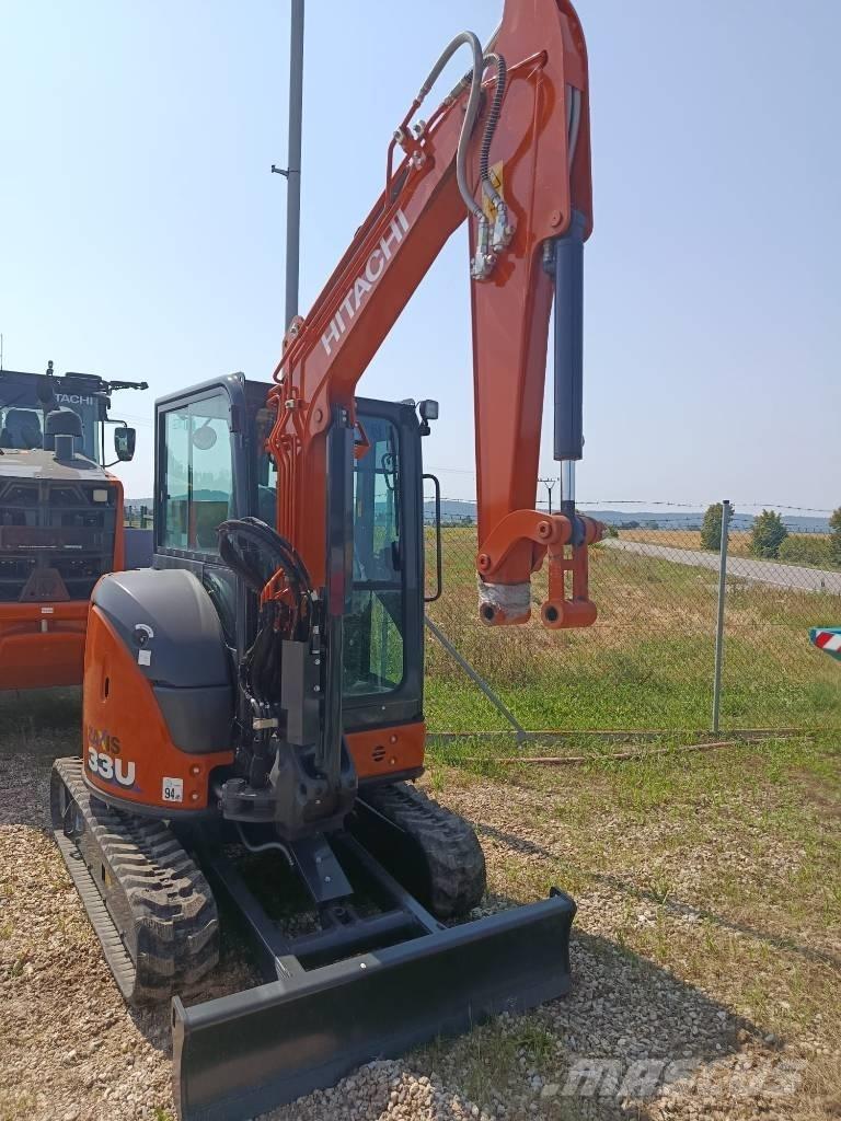 Hitachi ZX33U Kāpurķēžu ekskavatori