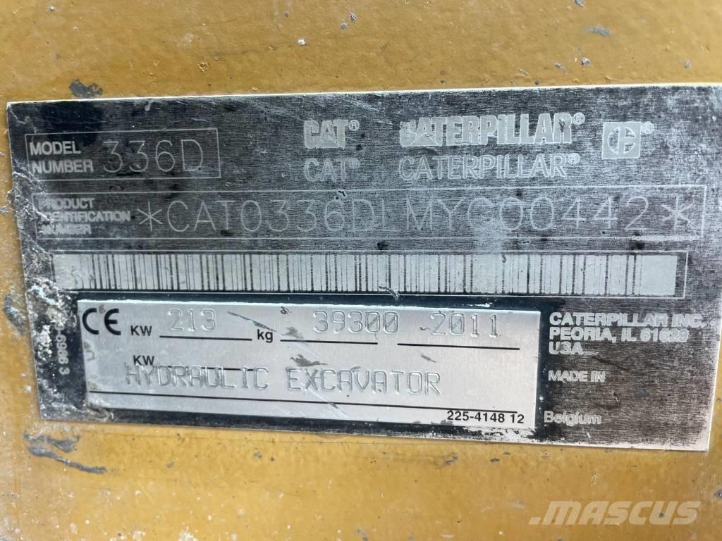 CAT 336 D LN Kāpurķēžu ekskavatori