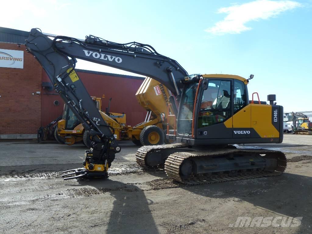 Volvo EC140EL Kāpurķēžu ekskavatori