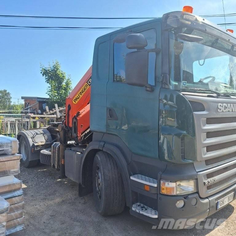 Scania R 380 Smagās mašīnas ar celtni