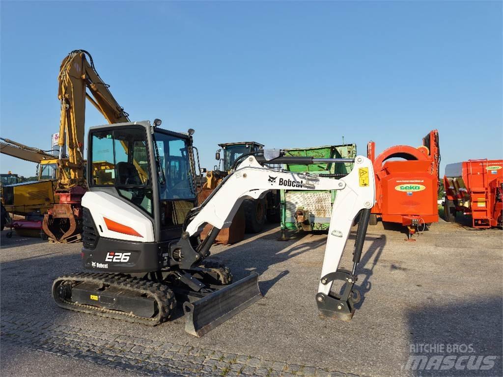 Bobcat E26 Mini ekskavatori < 7 t