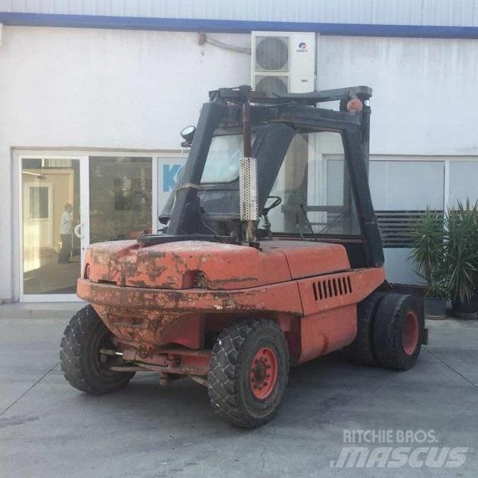 Linde H80D Tehnika ar dīzeļa dzinēju