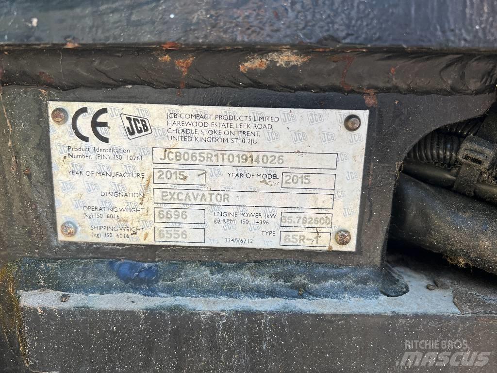 JCB 65 R-1 Mini ekskavatori < 7 t