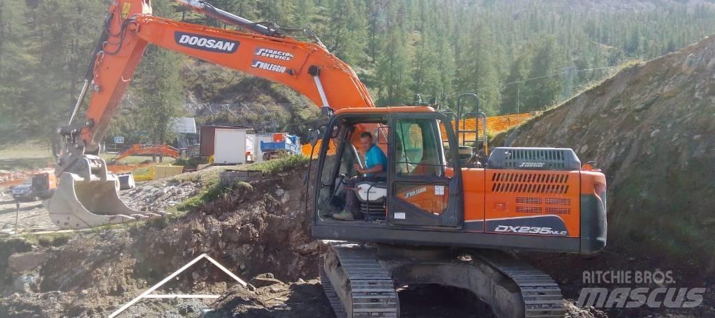 Doosan DX 235 Kāpurķēžu ekskavatori