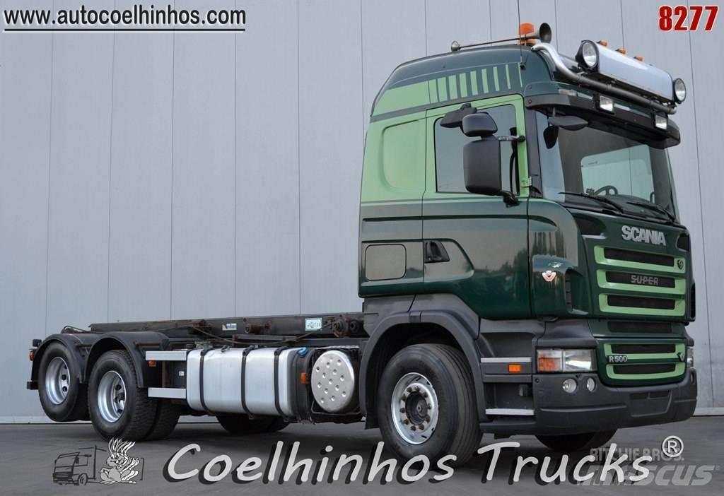 Scania R 500 Smagās mašīnas ar konteineriem