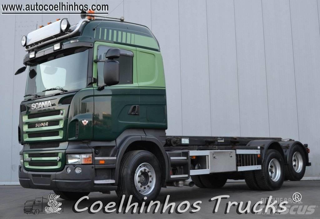 Scania R 500 Smagās mašīnas ar konteineriem