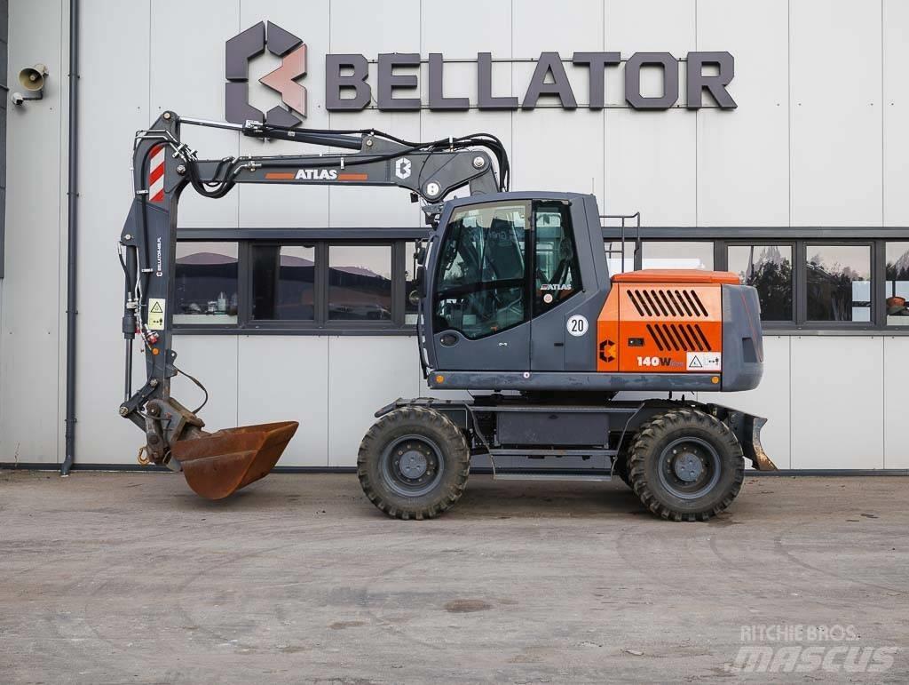 Atlas 140 W Ekskavatori uz riteņiem