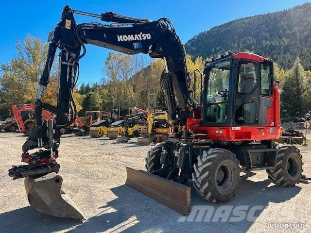 Komatsu PW 118 Ekskavatori uz riteņiem